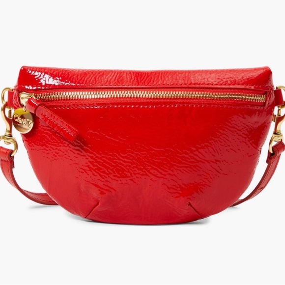 ❤️Clare V. BUNDLE!❤️ PetiteFanny ❤️Grande Mylar Heart Bag Fob - Picture 4 of 14